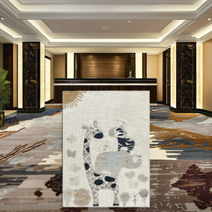 Collection Spéciale Goldenmoon – Tapis en Polyester Fabriqué à la Machine, Motif Kilim, Motif Puzzle, Dos Antidérapant en Latex, Épais et Rembourré pour - Product Image 1