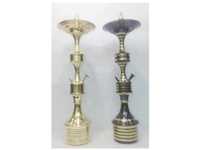Chichas de luxe Farida égyptiennes cannelées en laiton antique, édition limitée, finition laquée, technique martelée, moulage à pression haute pression 1