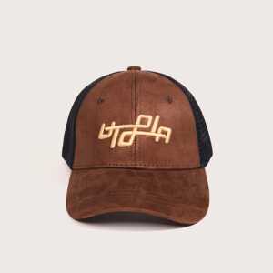 Gorra Trucker Formal Utopia Talla Única, Tela de Malla, Terciopelo, Algodón, Poliéster, Mezclilla, Patrón Bordado, Logotipo Serigrafiado, Estilo Béisbol - Product Image 3