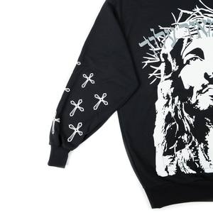 Sweatshirts à capuche surdimensionnés épais et solides bon marché pour hommes pour l'automne Logo personnalisé Vente en gros - Product Image 3