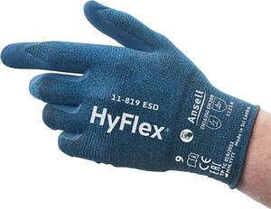 Ansell HyFlex 11-819 ESD Guantes de uso general FORTIX Recubrimiento de espuma de nitrilo Antiestático Resistente a la abrasión Mejora el agarre - Product Image 4