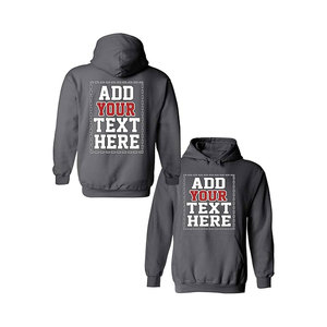 Sudadera con capucha personalizada para hombre 100% algodón con logotipo bordado Nombre del equipo y diseño de número Servicio OEM disponible - Product Image 5