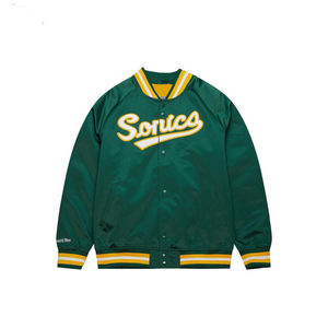 Chaqueta Deportiva de Satén de Alta Calidad para Hombre, Color Sólido, Impermeable, Reversible, con Bolsillos Laterales y Hombros Caídos para Invierno - Product Image 1