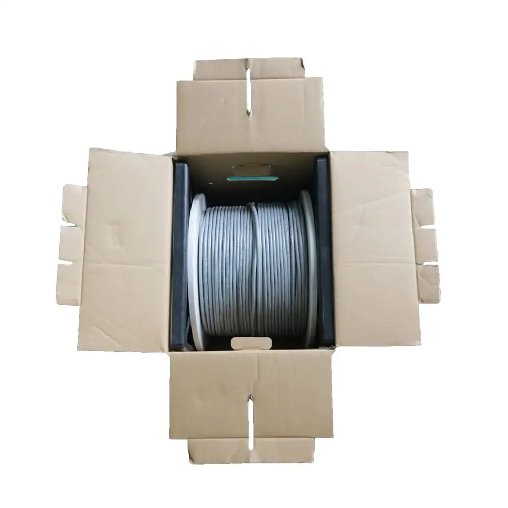 فيثان كابل الاتصالات متعددة الأغراض Plenum CAT5 CAT5E UTP 24AWG كابل الشبكة 8 النوى 4 أزواج النحاس التعبئة في الهواء الطلق Rohs