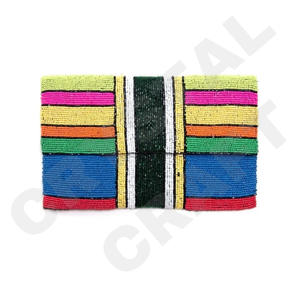 Pochette de fête perlée personnalisée noire sac de soirée Designer dames sacs à bandoulière sacs à main de luxe et sacs à main fêtes - Product Image 3