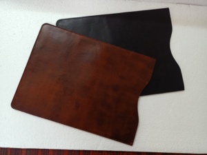 Produit de revente et de promotion de manches en cuir de buffle noir et marron sur mesure fabriqué à partir de PP - Product Image 5