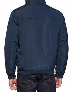 OEM personalizado Logotipo de alta calidad bordado chaqueta de bombardero Zip up hombres Hip Hop chaqueta de béisbol - Product Image 6