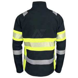 Veste de sécurité pour hommes, vêtements de travail durables et protecteurs pour les chantiers, coupe-vent, imperméable, vêtements de travail protecteurs - Product Image 4