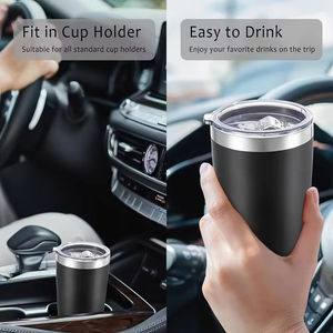 Venta al por Mayor OEM: Taza de Viaje Aislada de Acero Inoxidable de Doble Pared de 20 oz, <span class=keywords><strong>Tazas</strong></span> Térmicas para Café, Taza Ecológica para Auto, Ideal para Regalos - Product Image 5