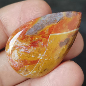 พลอยแจสเปอร์หลากสีธรรมชาติแบบหลวม จำหน่ายจำนวนมาก ขนาดผสม สำหรับทำเครื่องประดับ - Product Image 2