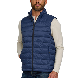 Veste matelassée sans manches d'hiver pour homme, vêtements de marque, couleur personnalisée, streetwear, vente chaude, veste matelassée personnalisée - Product Image 1