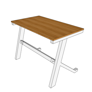 YBamboo Laptop <b>Desk</b> 100x60cm Folding Wood Office & Home Office - Product Image 5
