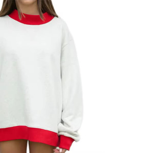 Sweat-shirt à col rond en polaire épais 100% coton Impression numérique d'hiver Vêtement de sport décontracté chaud - Product Image 6