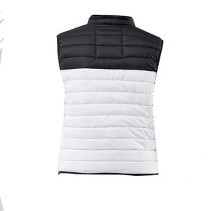 Men's Zipper Waistcoat Plus Size Winter Stand Lightweight Quilted Cotton <b>Black</b> Sleeveless Outerwear Utility <b>Vests</b> - Product Image 3