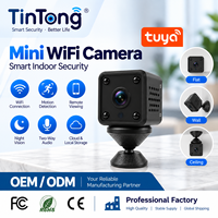 Mini caméra de sécurité domestique HD Wifi, vision nocturne, forme de bouton, avec technologie de capteur CMOS, option 2MP