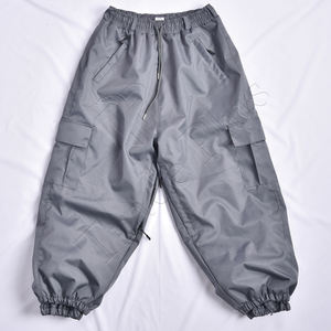 Pantalones transpirables para exteriores para hombre, ropa de calle Unisex holgada, pantalones Cargo personalizados para snowboard, pierna ancha, pantalones de esquí de Hip Hop sueltos para invierno - Product Image 1