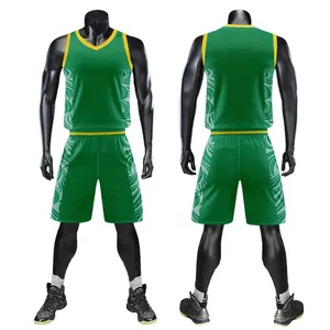 Conjunto de Baloncesto Premium al por Mayor para Hombre, Talla Grande, Transpirable, de Poliéster, Uniforme de Equipo, Impresión Personalizada, Económico, 2025 - Product Image 3