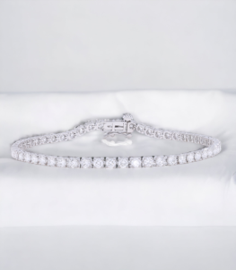 Wholesale OEM Understated 2.00Ct Diamond Elegance Lab Grown Tennis <b>Bracelet</b> Round <b>Sterling</b> <b>Silver</b> Diamond <b>Bracelets</b> & <b>Bangles</b> - Product Image 6