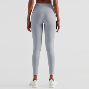 กางเกงเลกกิ้งโยคะเอวสูงไร้ตะเข็บแบบลำลอง ระบายอากาศได้ดี ทนต่อการเกี่ยวขาด น้ำหนักเบา ผลิตจากผ้าสแปนเด็กซ์/ไนลอน สำหรับผู้หญิง ขายส่ง - Product Image 3