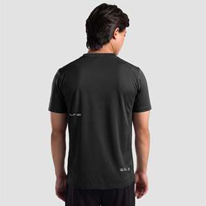 เสื้อยืด 21 Tee by Gain ผ้าถักน้ำหนักเบา โพลีเอสเตอร์ 100% พิมพ์ลายกราฟิก น้ำหนักมาก เหมาะสำหรับออกกำลังกาย สีดำ - Product Image 2