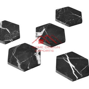 Bandeja de Mármol Hexsa con Diseño de Grabado a Mano en Forma de Pistola, Hecha a Mano, de Alta Calidad, para Hogar, Hotel, Restaurantes, Posavasos Decorativos - Product Image 5