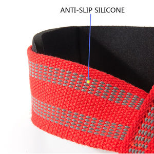 Sangles de musculation en coton personnalisées, forme 8, haute élasticité, fermeture à pression, sangle de poignet élégante, sangles de musculation unisexes - Product Image 5