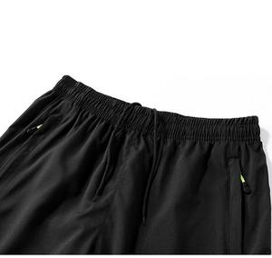 Mode hommes gymnases Fitness court Streetwear pantalon séchage rapide noir Joggers séchage rapide été Cool décontracté Shorts de plage - Product Image 3