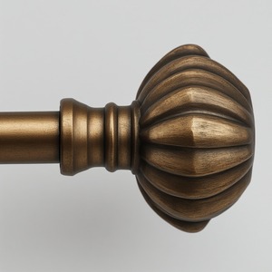 เสาม่านอลูมิเนียมเดี่ยวสำหรับคนเมืองเก่าที่สร้างขึ้นอย่างประณีตช่างฝีมือเหล็กให้รายละเอียดการตกแต่งที่สวยงามทันสมัย - Product Image 4