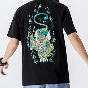 Polos personalizados de algodón orgánico 100% para hombre con uniforme de manga corta con logotipo personalizado bordado para hombre - Product Image 4