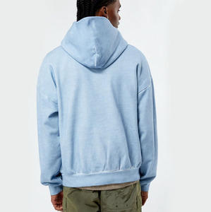 Sudaderas con Capucha para Hombre, Talla Grande, Personalizadas, de Algodón Ligero, Estilo Básico, Deslavadas al Sol, Cómodas, Venta en Línea - Product Image 2