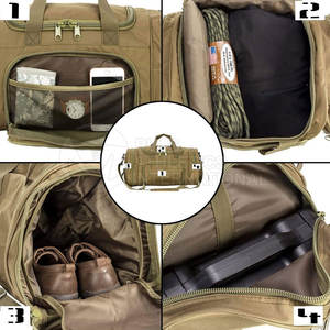 Bolsa de lona de gimnasio de gran capacidad personalizada de alta calidad para uso al aire libre, impermeable, hecha en Pakistán, mordaza de gimnasio - Product Image 2