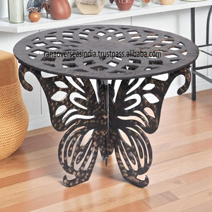 Bàn Kim Loại cao cấp với cơ sở bướm đẹp hiện đại bền và mảnh giọng hoàn hảo cho phòng khách với giá cả hợp lý - Product Image 1