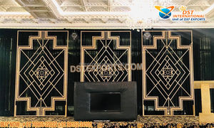 Soporte de Metal exclusivo para decoración de eventos, marco de Metal a la moda para escenario de boda, recepción y boda - Product Image 2