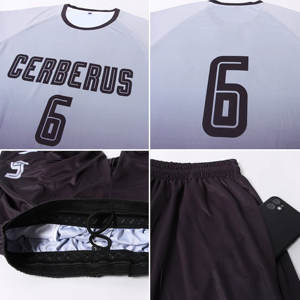 Camiseta de fútbol personalizada por sublimación de alta calidad, camiseta de fútbol de secado rápido con número personalizado, nombre del equipo para ropa de jugadores de fútbol - Product Image 5