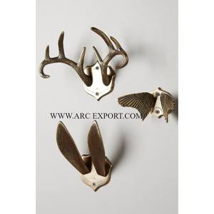 Iron Casting Metal <b>Towel</b> Hooks Hangers Wall Mounted Key Hooks for Home Living Room Bedroom Decoration Elegant Hanging Hook - Product Image 5