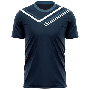 Best Quality Breathable Men Summer T Shirts Latest Design <b>Printed</b> Sublimated Slim Fit Wholesale Polyester/Cotton <b>Material</b> - Product Image 5