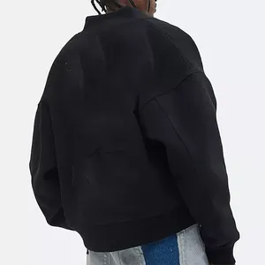 High Quality Varsity <b>Jacket</b> <b>Men</b> and Women Chenille Embroidery <b>Leather</b> Sleeves Custom Baseball Letterman Varsity <b>Jacket</b> - Product Image 6