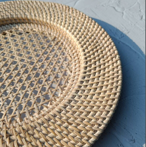 Hot Product Round Woven Wicker Rattan Placemat 13 In. Perfect for Modern Decoration - Product Image 5