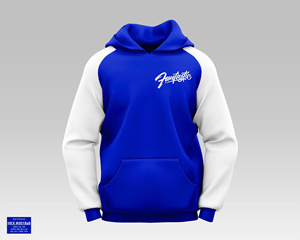 เสื้อฮู้ดผ้าคอตตอนโพลีเอสเตอร์โอเวอร์ไซส์ผ้าฟลีซรุ่น350ก. มีโลโก้ออกแบบได้ตามต้องการสำหรับผู้ชายและผู้หญิง - Product Image 4