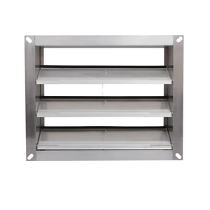 Amortiguador de Retorno de Aire Rectangular Duradero y Ahorrador de Energía con Construcción Resistente a la Corrosión, Montado en la Pared - Product Image 1