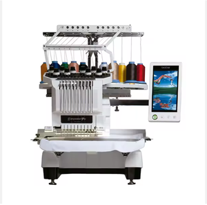 Machine à broder industrielle authentique Brodaa Pr1000e à 10 aiguilles, excellente fonctionnalité informatisée - Product Image 1