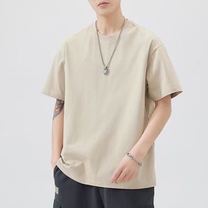 Camiseta Oversize de Lujo para Hombre, 100% Algodón Tejido, Ecológica, Transpirable, Cuello Alto, de Alta Calidad - Product Image 6