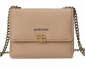 Borsa a Tracolla in Pelle con Catena per Donna - Product Image 6