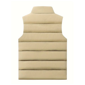 2025 Chaleco acolchado sin mangas informal para hombre Superventas con bajo MOQ Chaleco de invierno transpirable Fabricado al mejor precio de fábrica - Product Image 2