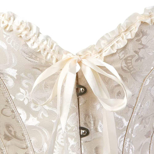 OEM Service Sexy Femmes Gothique Steampunk Respirant Body Shaping Lace up Corset Bustier Top - Product Image 4