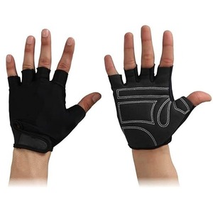 Gants de fitness en cuir demi-doigt unisexe personnalisés pour la musculation cyclisme haltérophilie entraînement pour les sports de gymnastique - Product Image 5