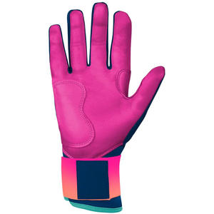 Guantes de bateo de béisbol de cuero de puño largo personalizados profesionales Guantes de bateo de béisbol de protección de manos Guantes de béisbol de cuero - Product Image 2