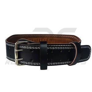 เข็มขัดยกน้ำหนักหนัง PU เข็มขัดยกน้ำหนักสำหรับออกกำลังกาย - Product Image 1