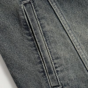 Chaqueta Vaquera Premium para Hombre, Resistente al Viento, Transpirable, Gruesa, con Parches Bordados, Estampado Personalizado en la Parte Delantera y Múltiples Bolsillos - Product Image 6