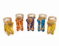 Support de bougie chauffe-plat éléphant artisanal en plastique, décoration de festival Diwali, Diya, cadeau indien, plusieurs couleurs, pour événements festifs